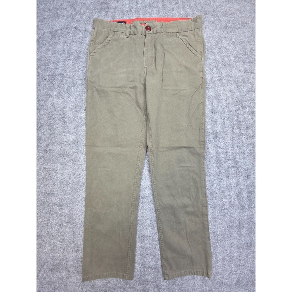 Freenote Workers Chino Slim Men's 32 (FITS 31 x 27) Olive Green Selvedge USA